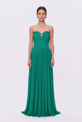 Vestido Artesanal Tqc Esmeralda - frente