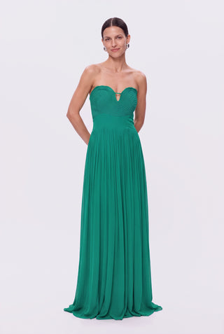 Vestido Artesanal Tqc Esmeralda - pose
