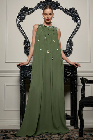 Vestido Romantico Especial - Oliva 281533VD04.