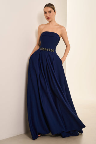 Vestido Classico Pala Gode - Marinho 281547MAZ04..