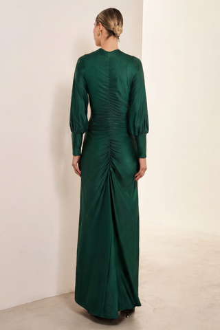 Vestido Classico Em Jersey - Floresta 281564VD07
