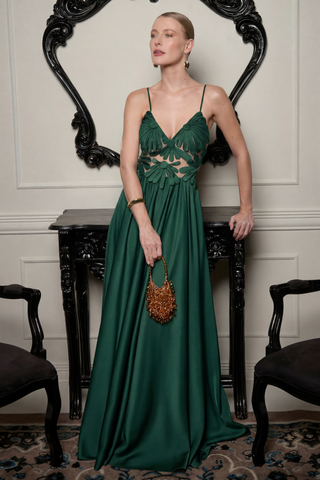 Vestido Margaridas Longo - Floresta 281582VD07