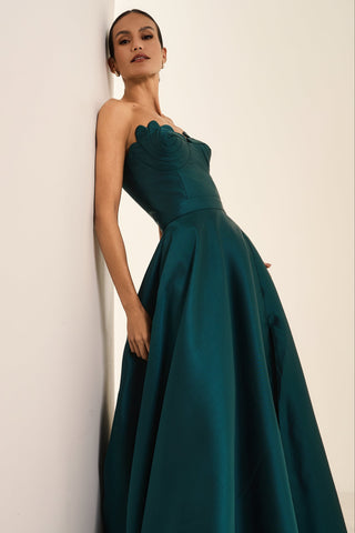 Vestido Tqc Busto Arte - Floresta 281596VD07