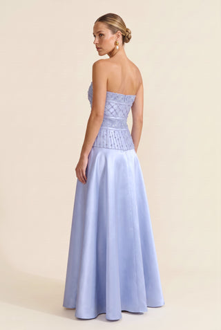 Vestido Tqc Top Alongado Bordado - Serenity - pose