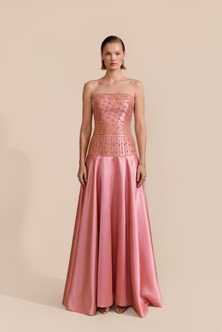 Vestido Tqc Top Alongado Bordado