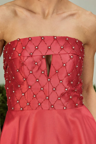 Vestido Tqc Miss Bordado Saia Gode