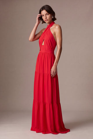 Dress Party Ana Maria Vermelho - pose