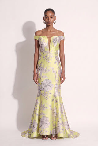 Dress Party Print Sketch Floral - frente
