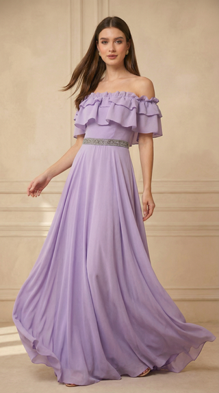 Dress Party Sandra - Lilás 288023RS07