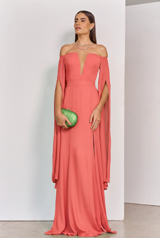 Dress Party Veridiana - Salmon 289040RS02.