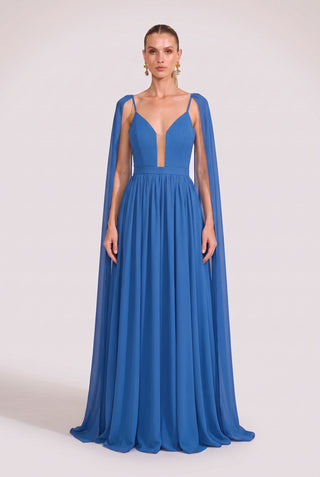 Dress Party Maria Luiza Azul - frente
