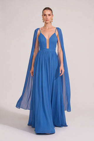 Dress Party Maria Luiza Azul - pose