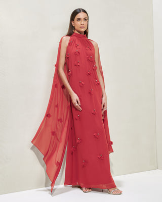 Vestido Frente e Lenço
