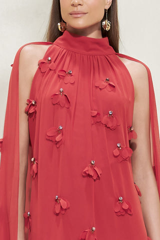 Vestido Frente e Lenço