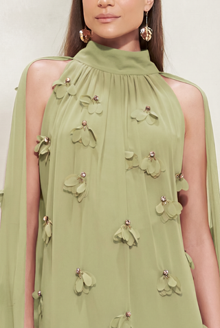 Vestido Frente e Lenço