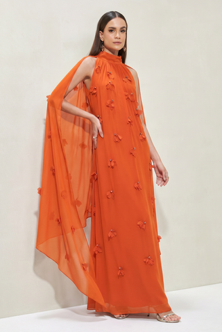 Vestido Frente e Lenço