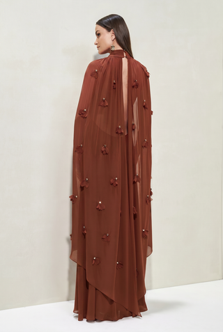 Vestido Frente e Lenço