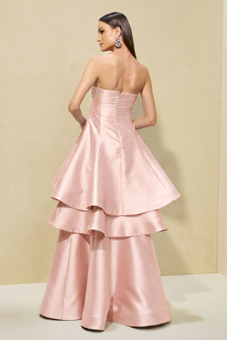 Vestido Camadas Zibeline - Rosa Candy 2914106356