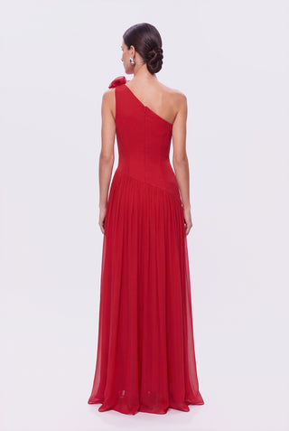 Vestido Ombro Só Drapeado