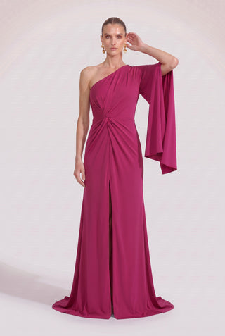 Vestido Basquiat Marsala - pose