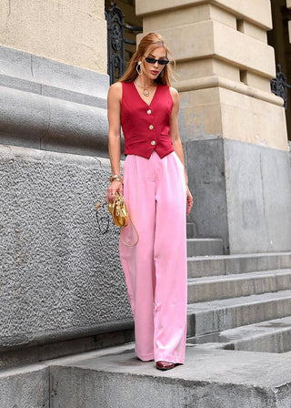 Calça Nuit À Montmartre - Rosa 241220RS01.