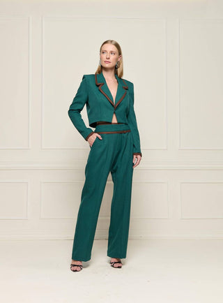 Conjunto Detalhes Trançado - Verde 451517VD01..