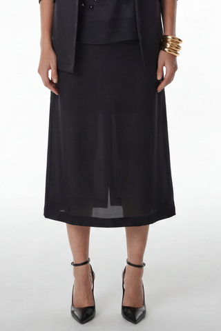 Saia Em Organza - Preto 461515PR01...