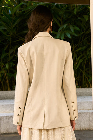Blazer em Linho - Cru