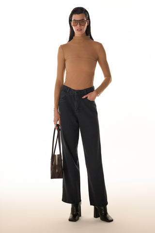 Blusa Basica Em Tule - Pele 411528BG11