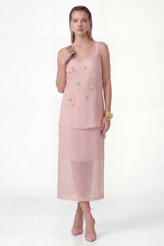 Saia Em Organza - Rosa Claro 4615156939