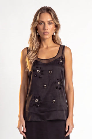 Camiseta Basica Transparencia - Preto - frente