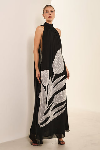 Vestido Fluido Tulipa - Preto 431503PR01...