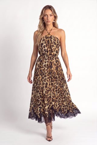 Vestido Print Onca C/ Renda - Onca - pose