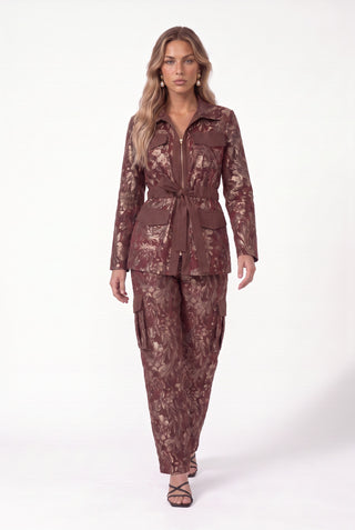 Conjunto Parka E Calca Tule Exclusivo - Carmini - pose
