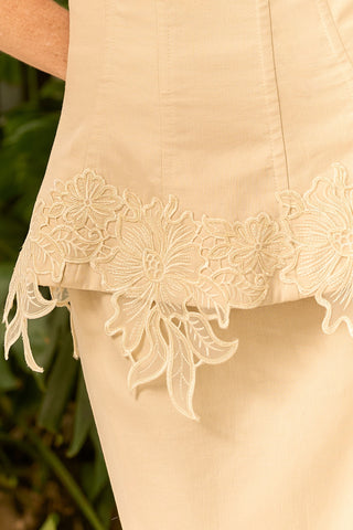 Conjunto Linho com Aplicação Especial