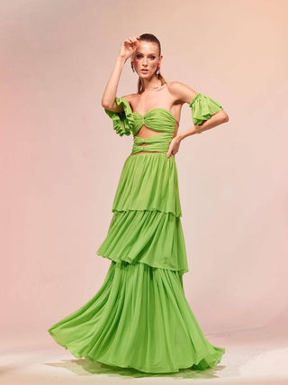 Dress Party Lalá - Verde Limão 2880271574