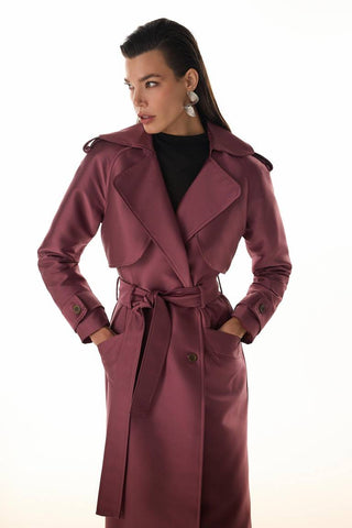 Trend Coat Longo - Whisky Rose 401522RS30