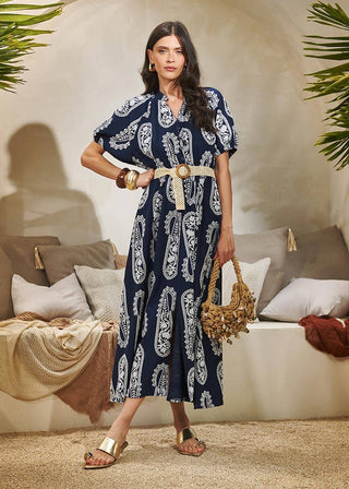 Vestido Pasley Azul - Marinho 221414MAZ04..