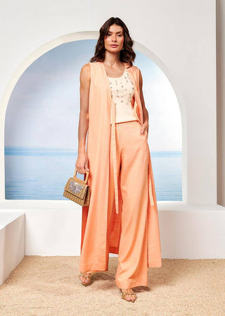 Conjunto Max Colete E Calça - Laranja 251429LA01