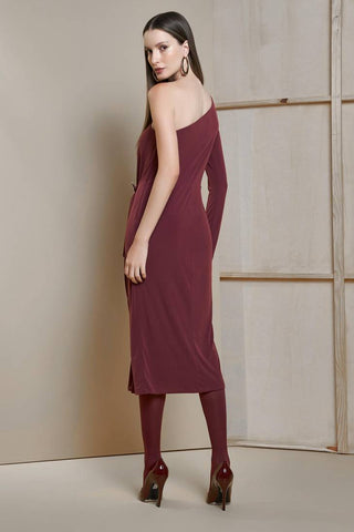 Vestido Bavarian Glow - Licor Cereja 2213061034