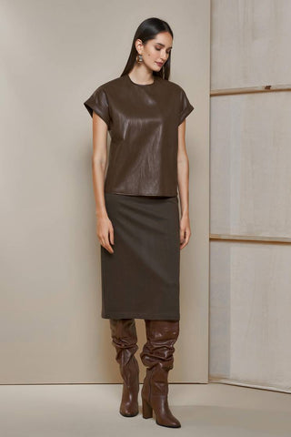 Blusa Notte A Milano - Marron 211346MA09