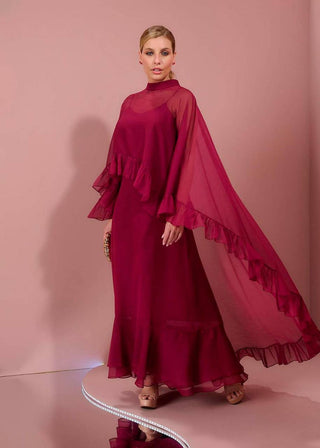 Dress Jardin Nocturne - Licor Cereja 2813781034