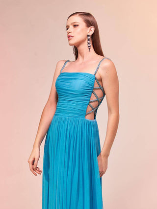 Dress Party Ana Clara - Turqueza 288026AZ02