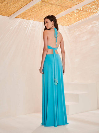 Dress Shine Luiza - Turqueza 238014AZ02