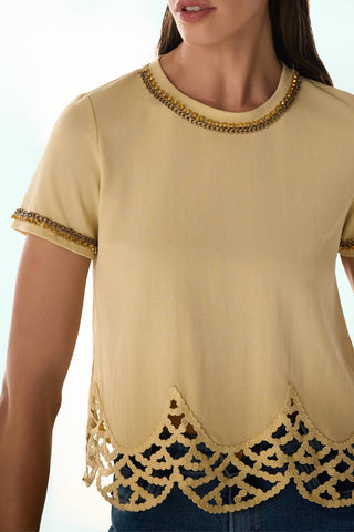 T-shirt - Amarelo 411515AM01.