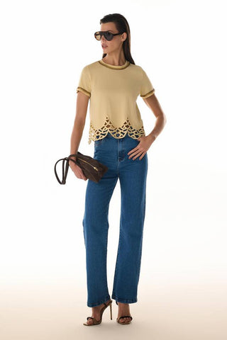 T-shirt - Amarelo 411515AM01.