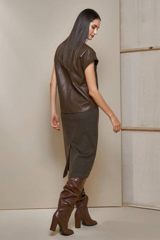 Blusa Notte A Milano - Marron 211346MA09