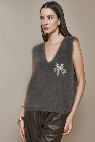 Colete Aurora De Cascais - Oliva 211341VD04.