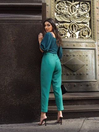 Cropped Larissa - Musgo 217005VD02