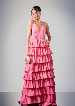 Dress Party Bárbara - Rosa 289006RS01.